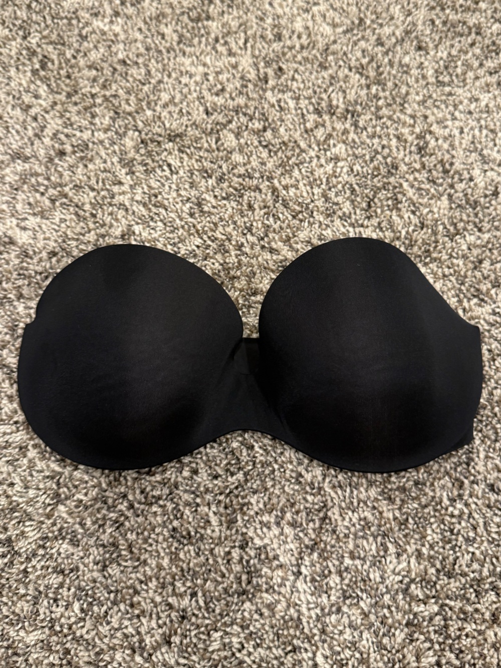 Felina Strapless Convertible Underwire Bra 32C Black Molded Cups Style 150671